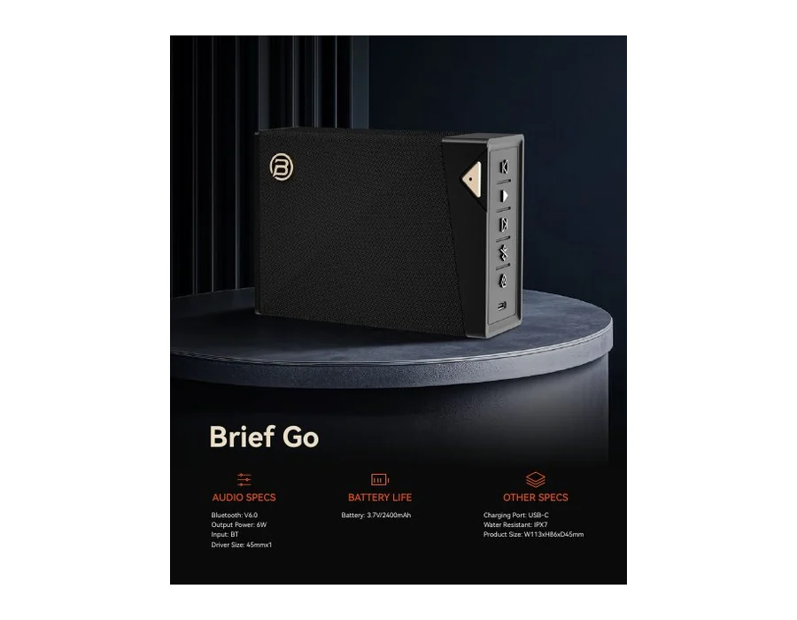 BUGANI Brief Go Portable Speaker