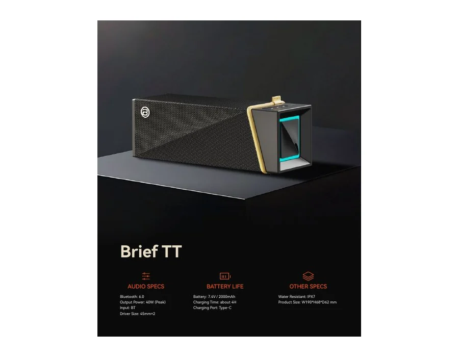 BUGANI Brief TT Portable Speaker