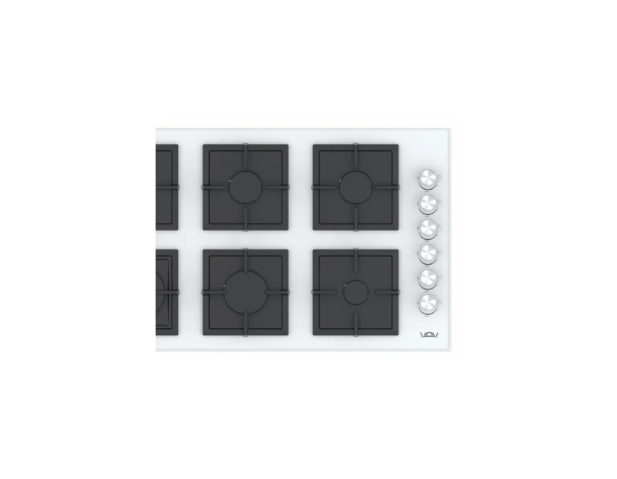 VOV VGH90-2561W-HM 90 cm Built-in Gas Hob