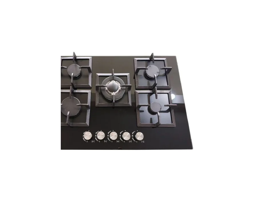VOV VGH76-5004GLBK 76 cm Built-in Gas Hob