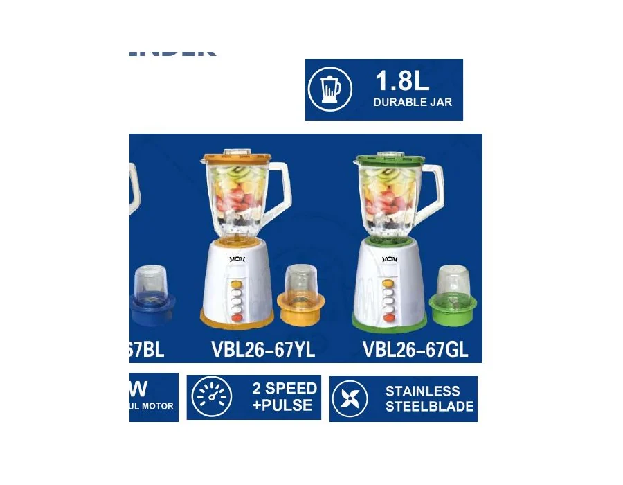 VOV VBL26-67 2-in-1 Blender and Dry Mill