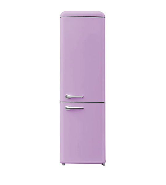 VOV Retro refrigerator with freezer VRF-258VX-PK
