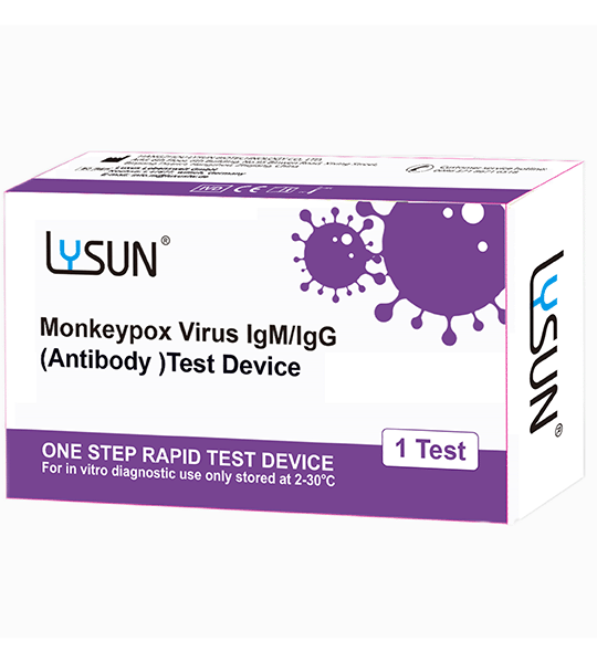 IgM/IgG Ab test na vírus opičích kiahní LYSUN MPVX-101