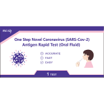 Jednokrokový rýchly test nového koronavírusu SARS-Cov-2 REALYTECH K740516D slinný, 1 ks