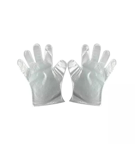 Jednorazové plastové rukavice priesvitné, 100 ks