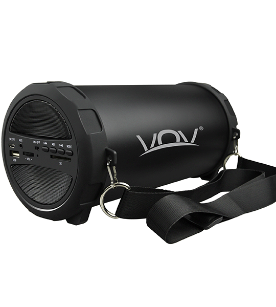 Portable speaker with bluetooth VOV S11 black